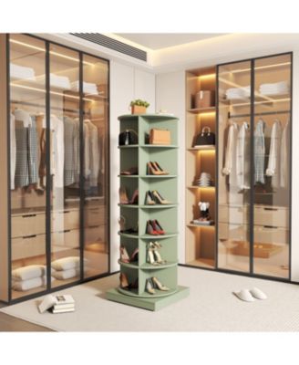 360 Rotating shoe cabinet 6 layers