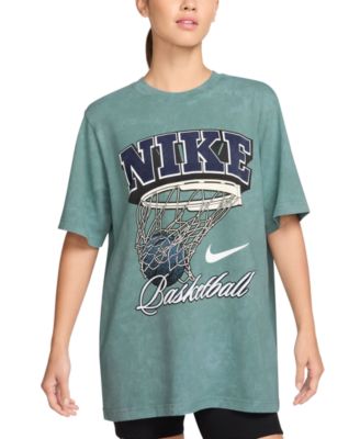 Women's Cotton Basketball Graphic Short-Sleeve T-Shirt