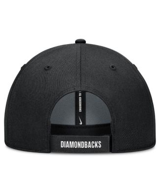 Men's White/Black Arizona Diamondbacks Club Performance Adjustable Hat