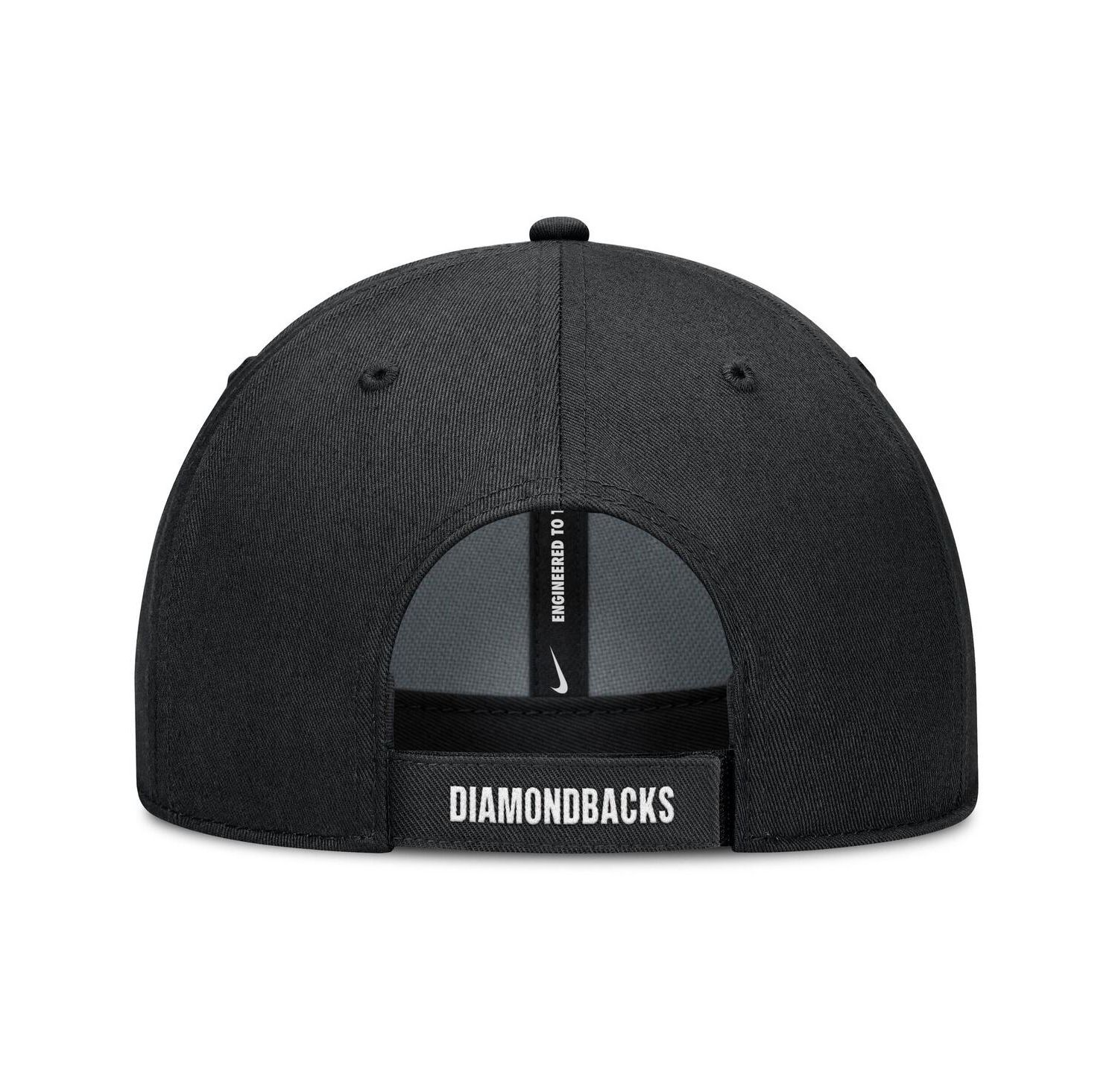 Men's White/Black Arizona Diamondbacks Club Performance Adjustable Hat