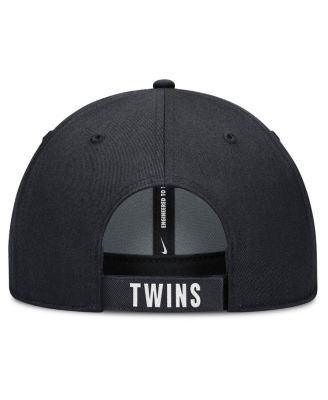 Men's White/Navy Minnesota Twins Club Performance Adjustable Hat