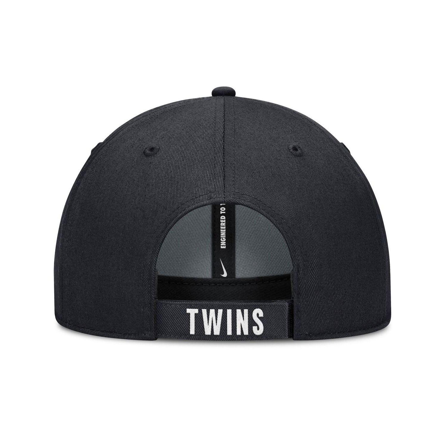 Men's White/Navy Minnesota Twins Club Performance Adjustable Hat