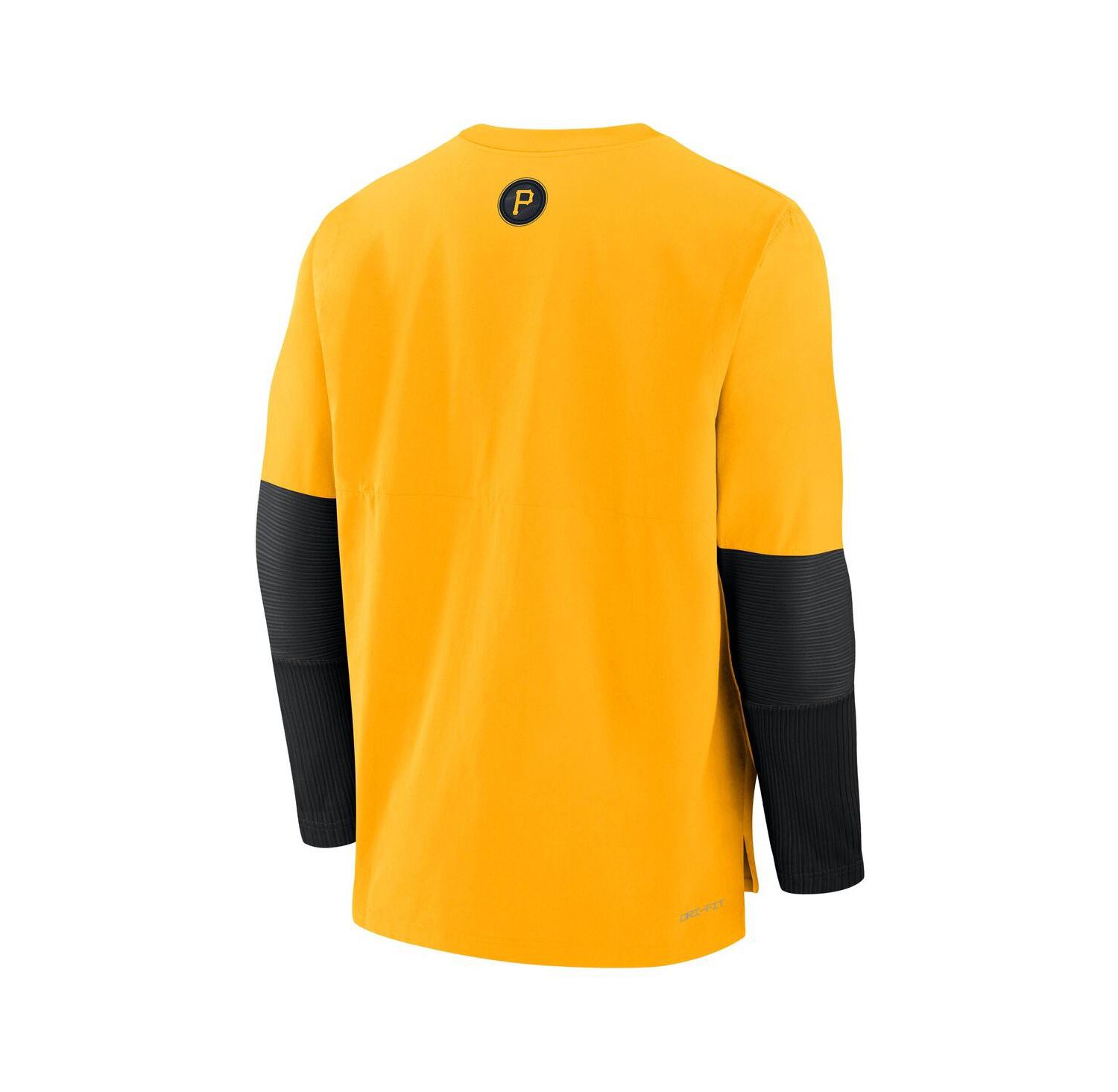 Men's Gold Pittsburgh Pirates Authentic Collection City Connect Lightweight Player Tri-Blend Performance Long Sleeve T-Shirt