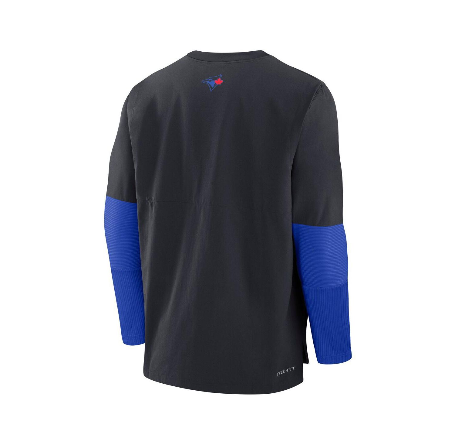 Men's Black Toronto Blue Jays Authentic Collection City Connect Lightweight Player Tri-Blend Performance Long Sleeve T-Shirt
