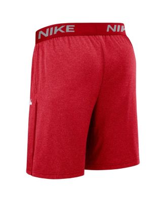 Men's Red Los Angeles Angels Authentic Collection City Connect Performance Knit Shorts
