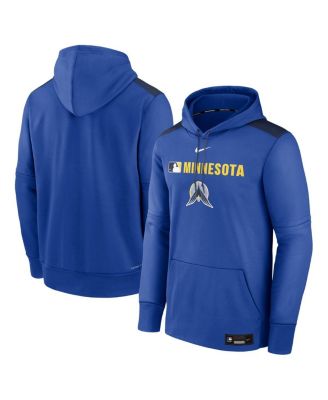 Nike - Men's Royal Minnesota Twins Authentic Collection City Connect Therma Pullover Hoodie