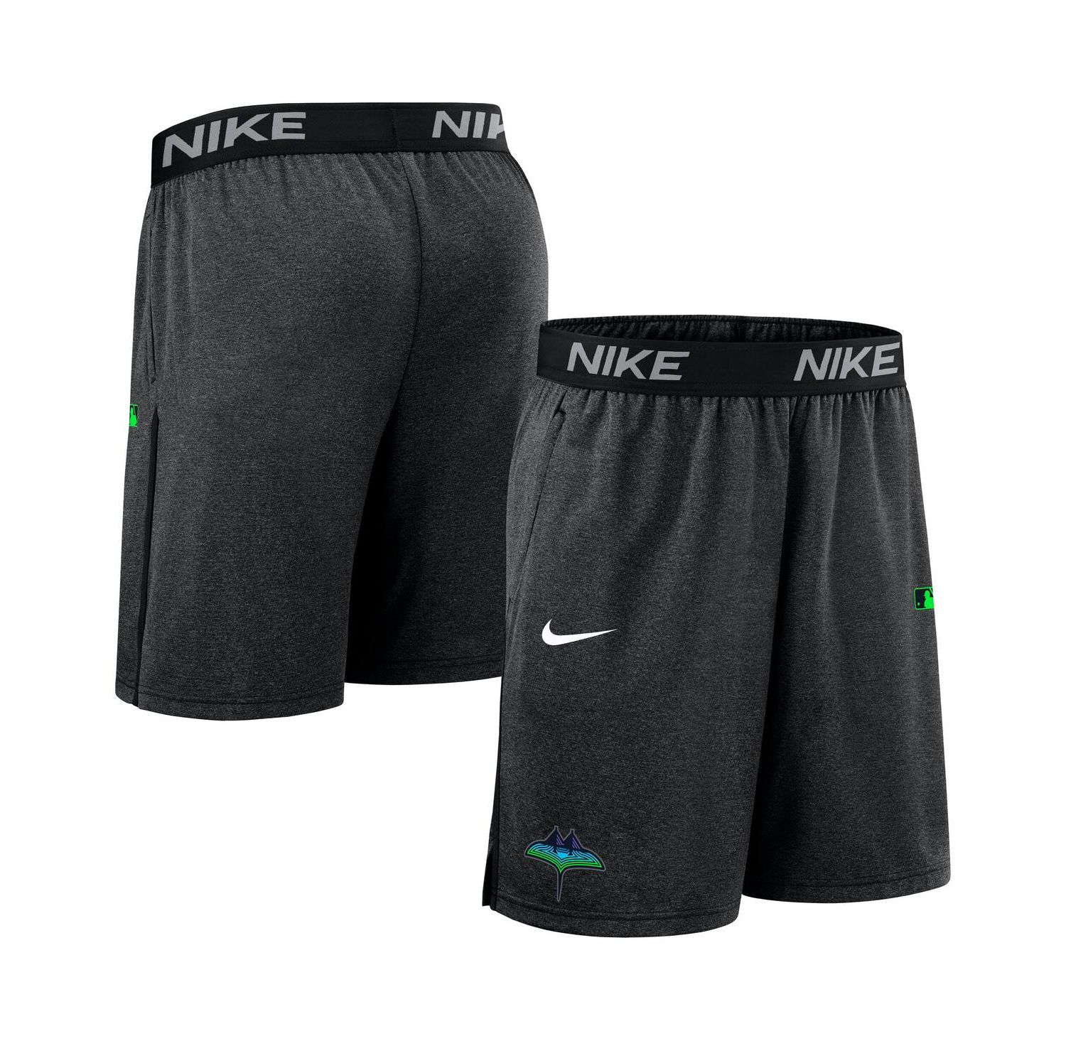 Men's Black Tampa Bay Rays Authentic Collection City Connect Performance Knit Shorts