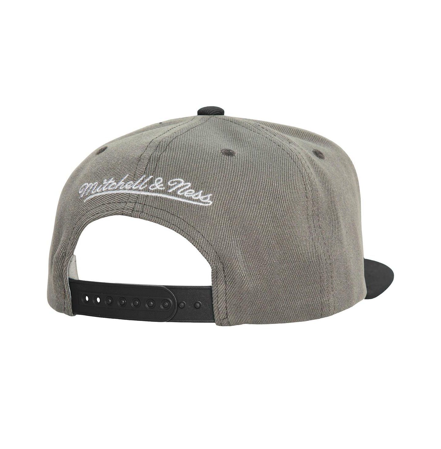 Мужская кепка Mitchell & Ness Gray Florida Marlins Cooperstown Collection Basic Flip Snapback Hat — фото 2