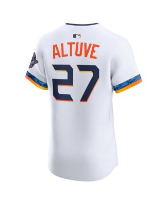Men's Jose Altuve White Houston Astros 2025 City Connect Elite Player Jersey