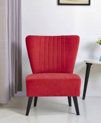 25.2" Polyester Cleo Accent Chair, Created for Macy's