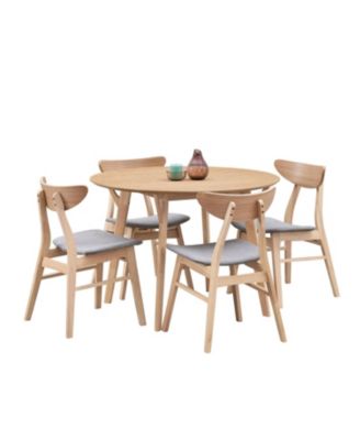 42"inch solid wood Round Dining Table Modern Table