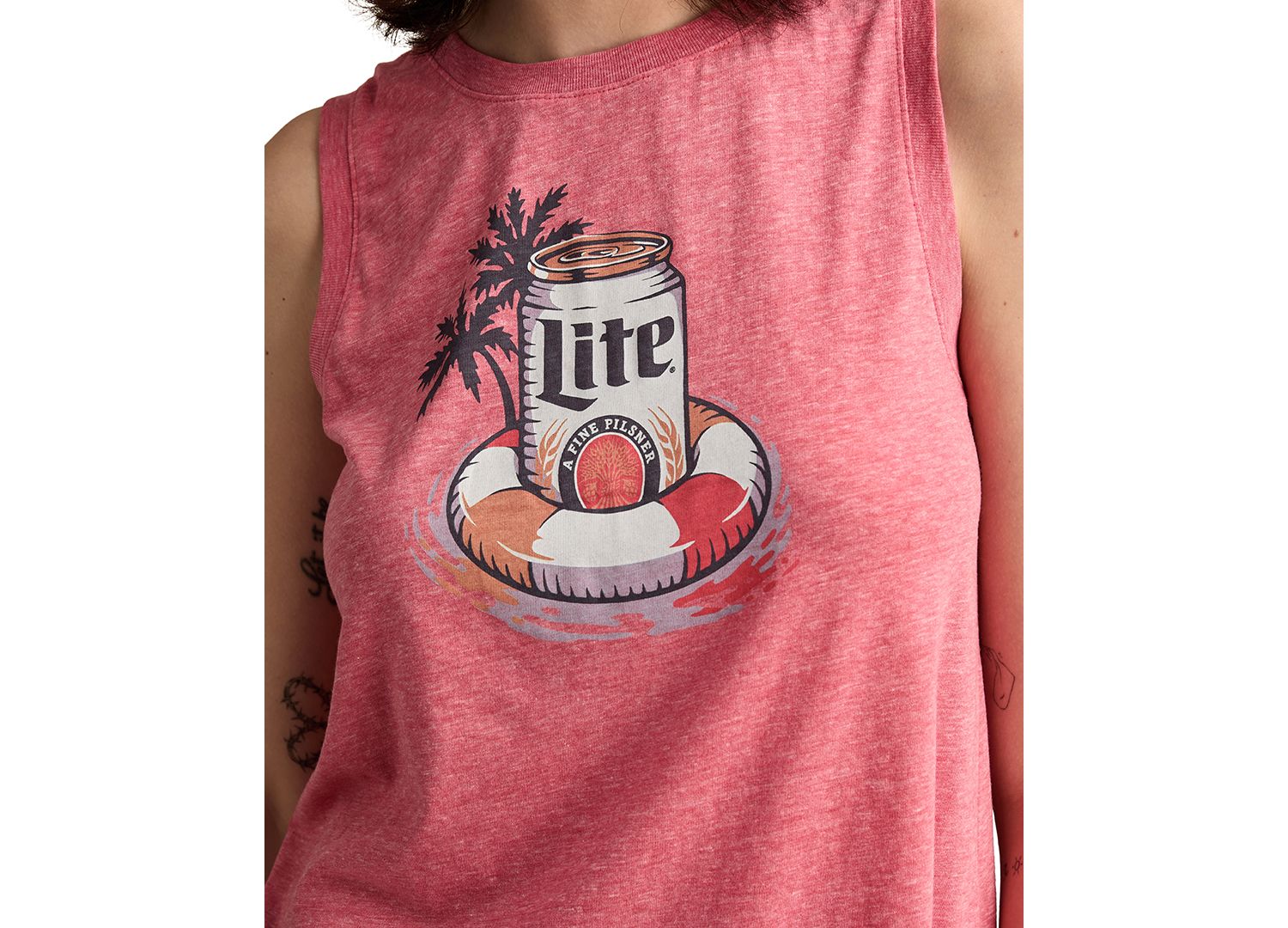 Women's Miller Lite Floaty Sleeveless T-Shirt