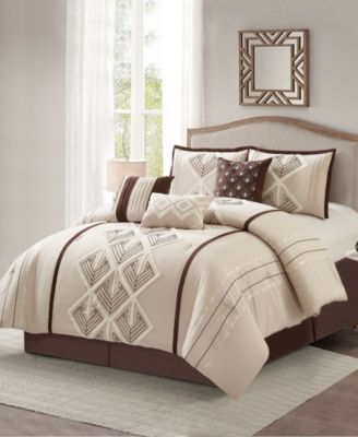 Oliver 7-Piece Comforter Set, Queen