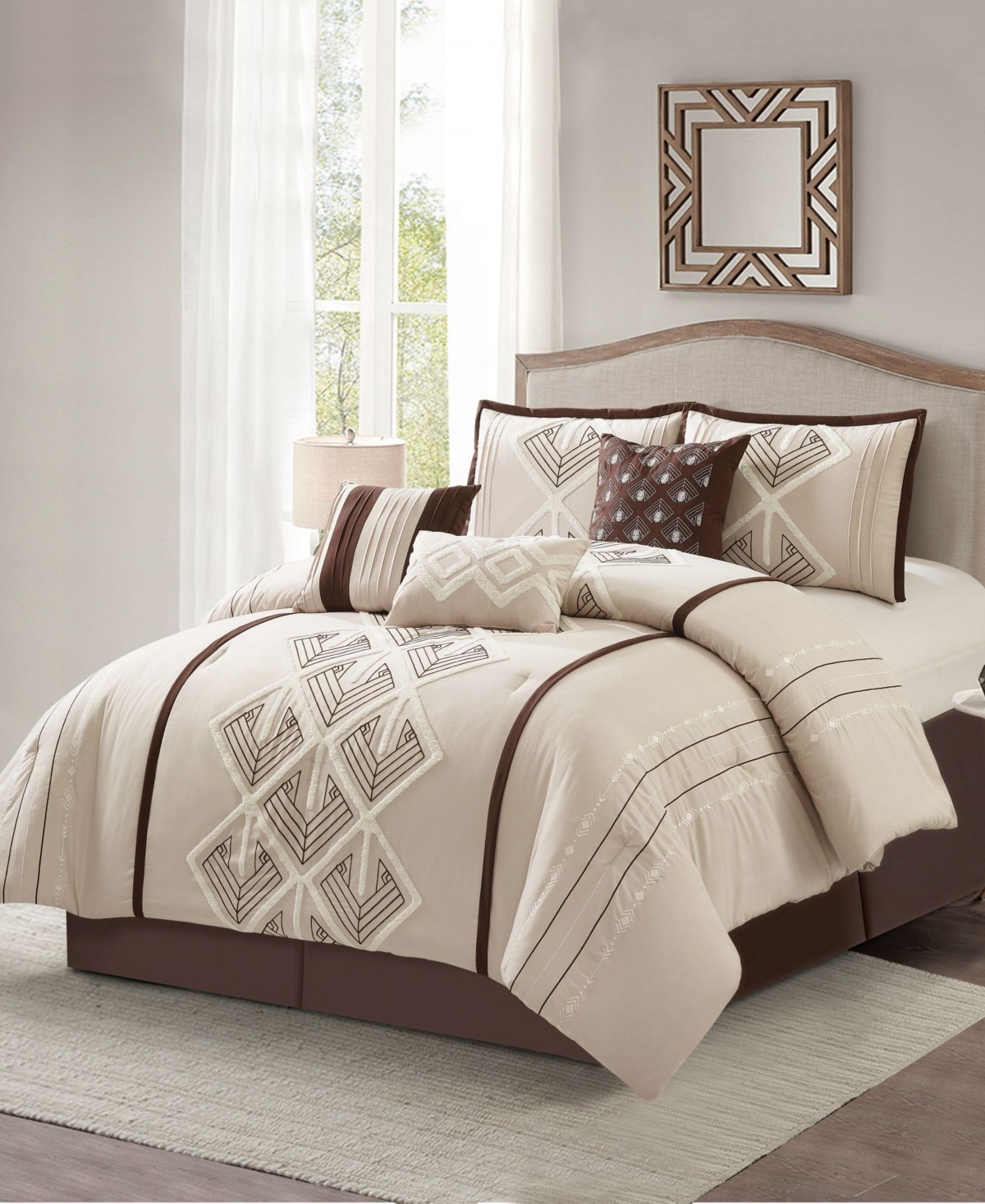 Stratford Park Oliver 7-piece Comforter Set, Queen