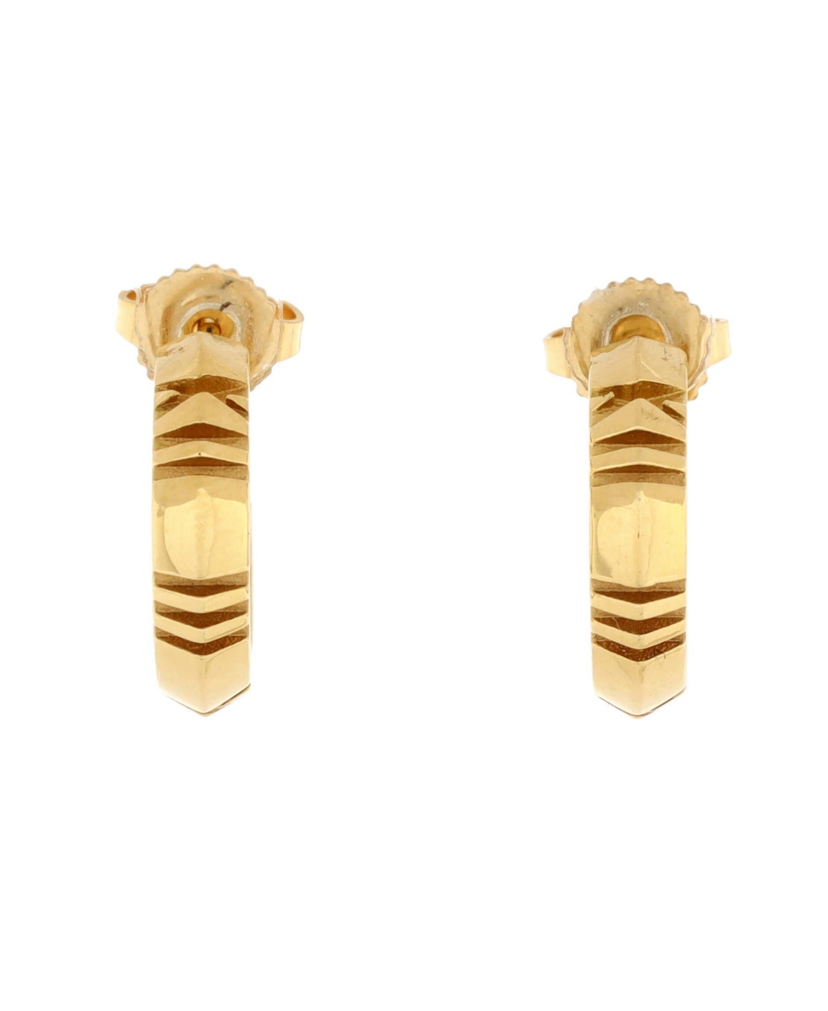 Pre-Owned Tiffany & Co. Small Atlas X Hoop Earrings 18K Gold - 18k gold