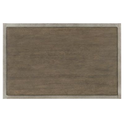 Metal Frame Wood Living Room Chairside Table with Shelf