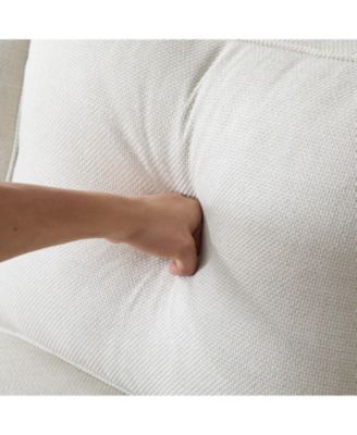 Streamdale 40" Nailhead Trim Sofa, Beige Faux Leather Rolled Arm, 1 Seater