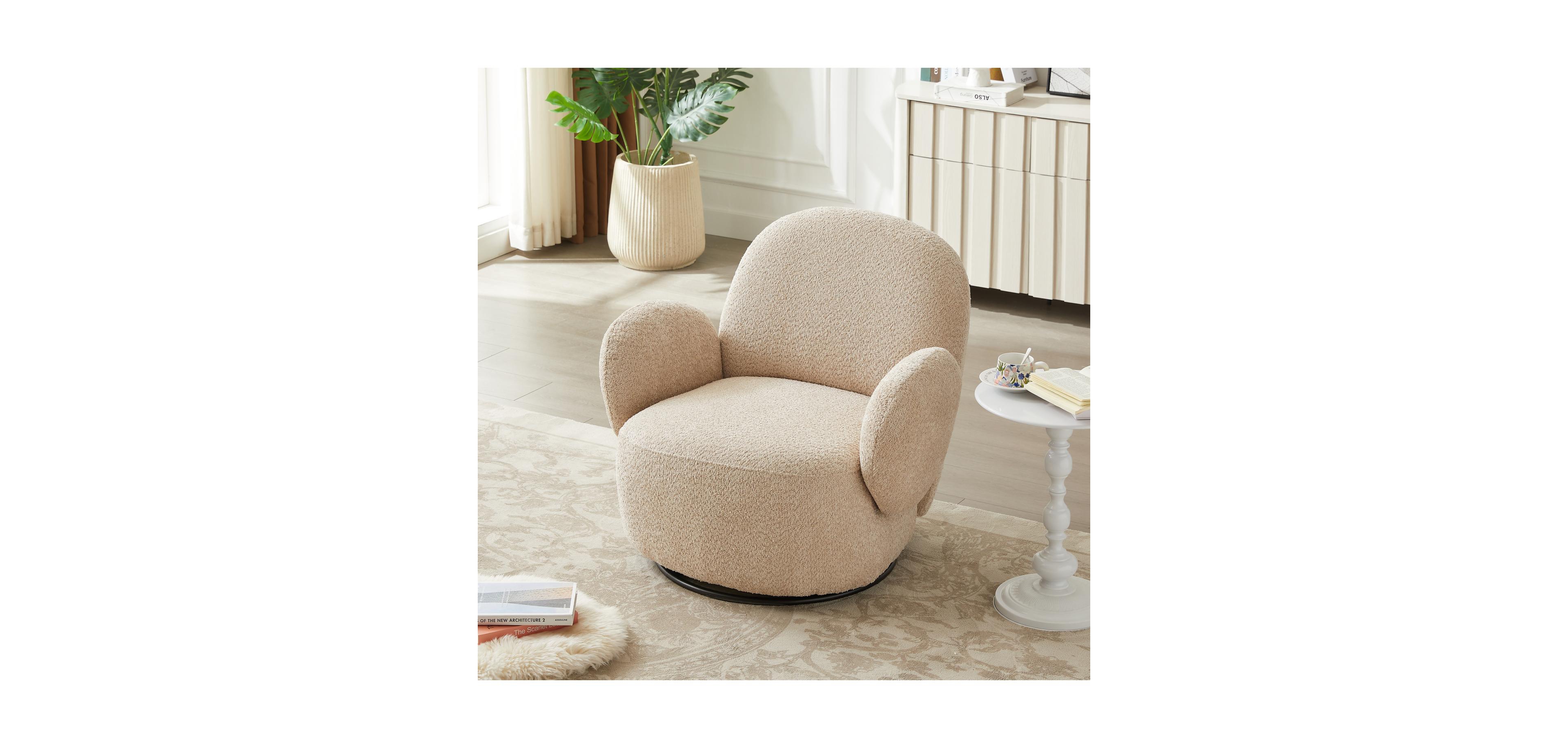 Accent chair for Living room With Swivel Function
