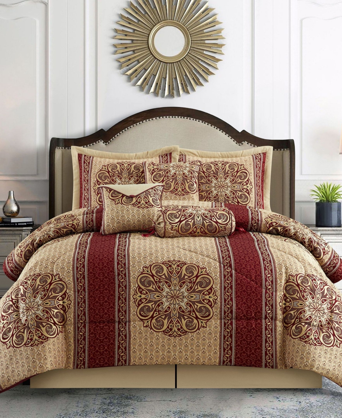 Stratford Park Myhand Medallion 7-pc. Comforter Set, King