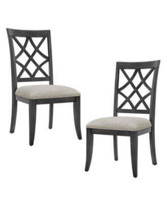 Streamdale Mid-Century Modern Upholstered Dining Chairs (Set of 2)
