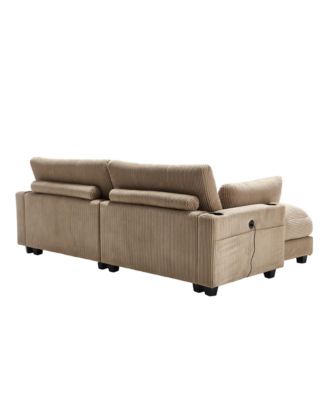 Streamdale Sleeper Sofa Couch Bed,Oversized Chaise Lounge Chair Cozy Cloud Couch