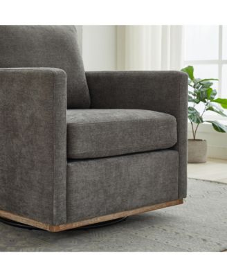 Streamdale 30.7" Swivel Accent Chair - Charcoal