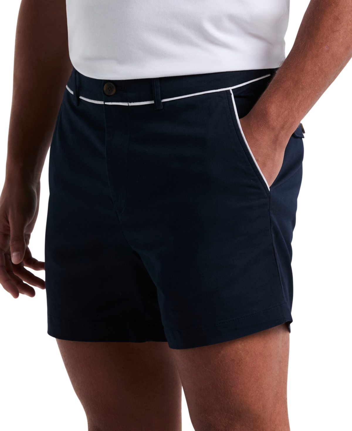 Men's Slim Fit Stretch 5" Shorts - Dark Sapphire