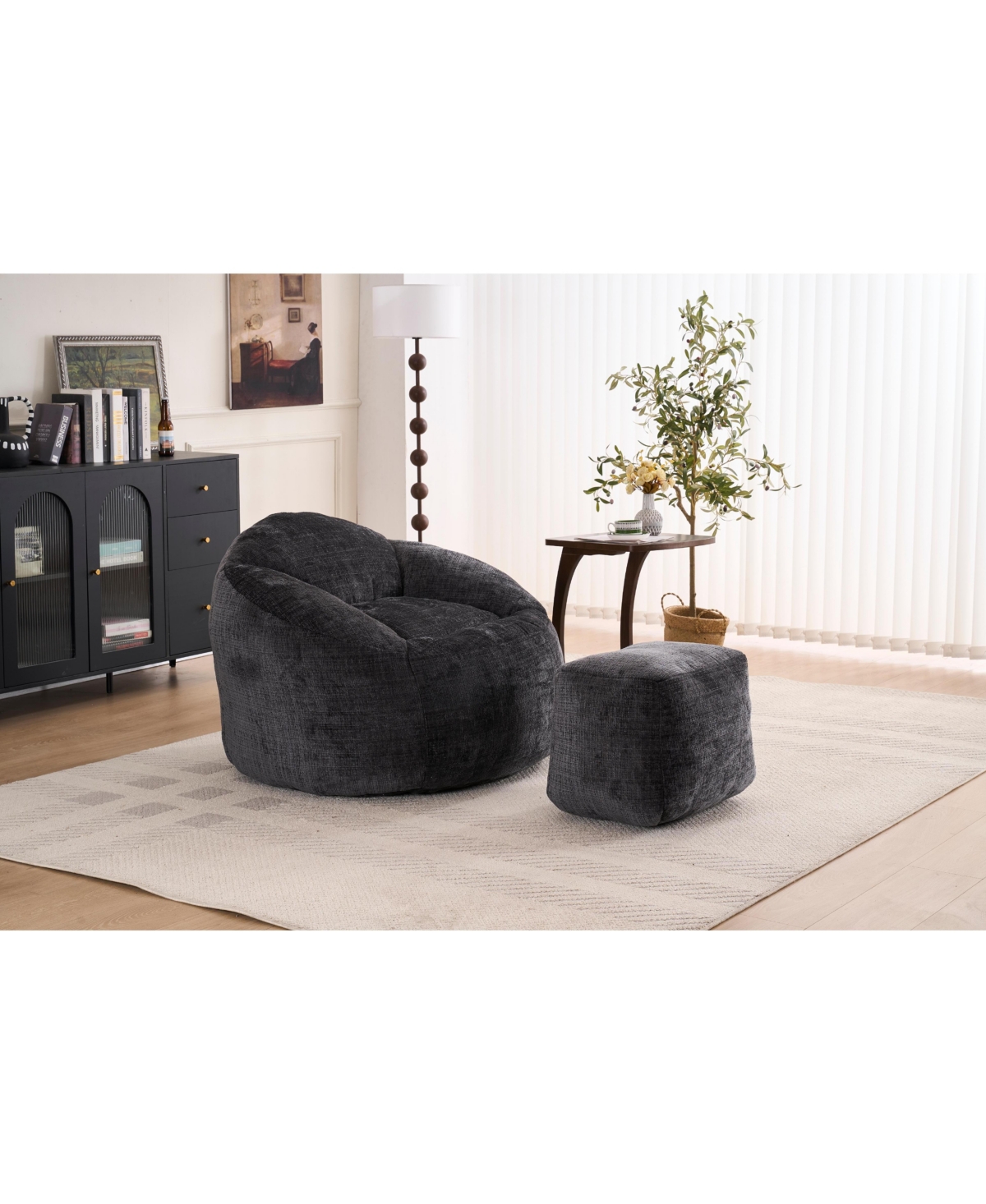 Streamdale Chenille Bean Bag Chair - Indoor/Outdoor