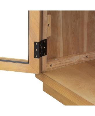 Streamdale 4-Door Sideboard Buffet with Glass Doors & Shelves