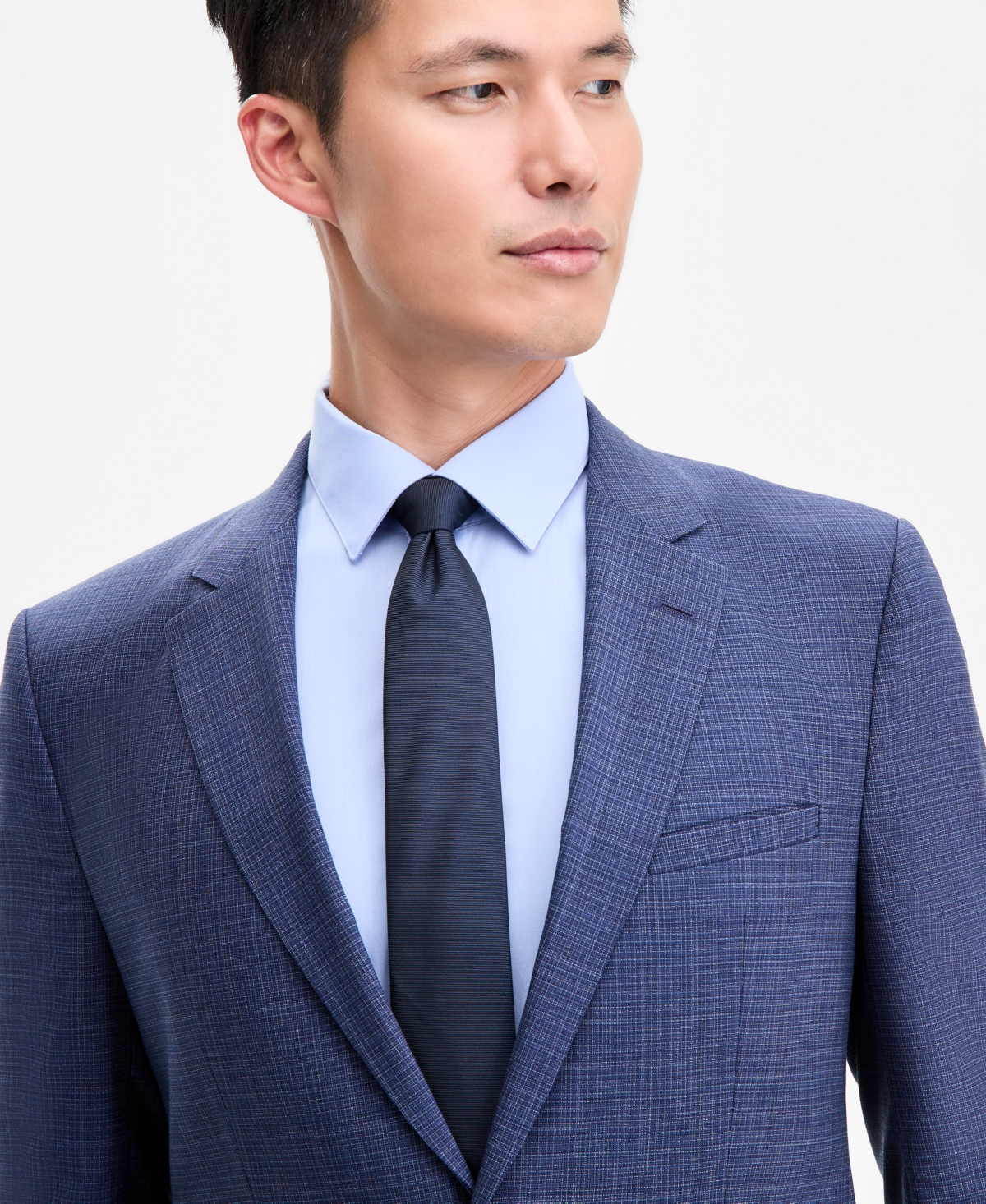 Hugo Boss Hugo By  Men's Modern-fit Plaid Suit Jacket In Blue