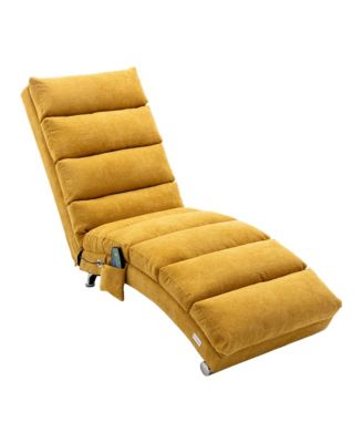  1 Pc.  Linen  Modern  Chaise Lounge Chair