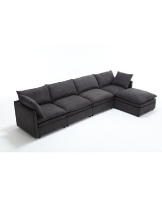 Streamdale Contemporary U-Shape Sofa with Sleeper and Chaise for Living Spaces