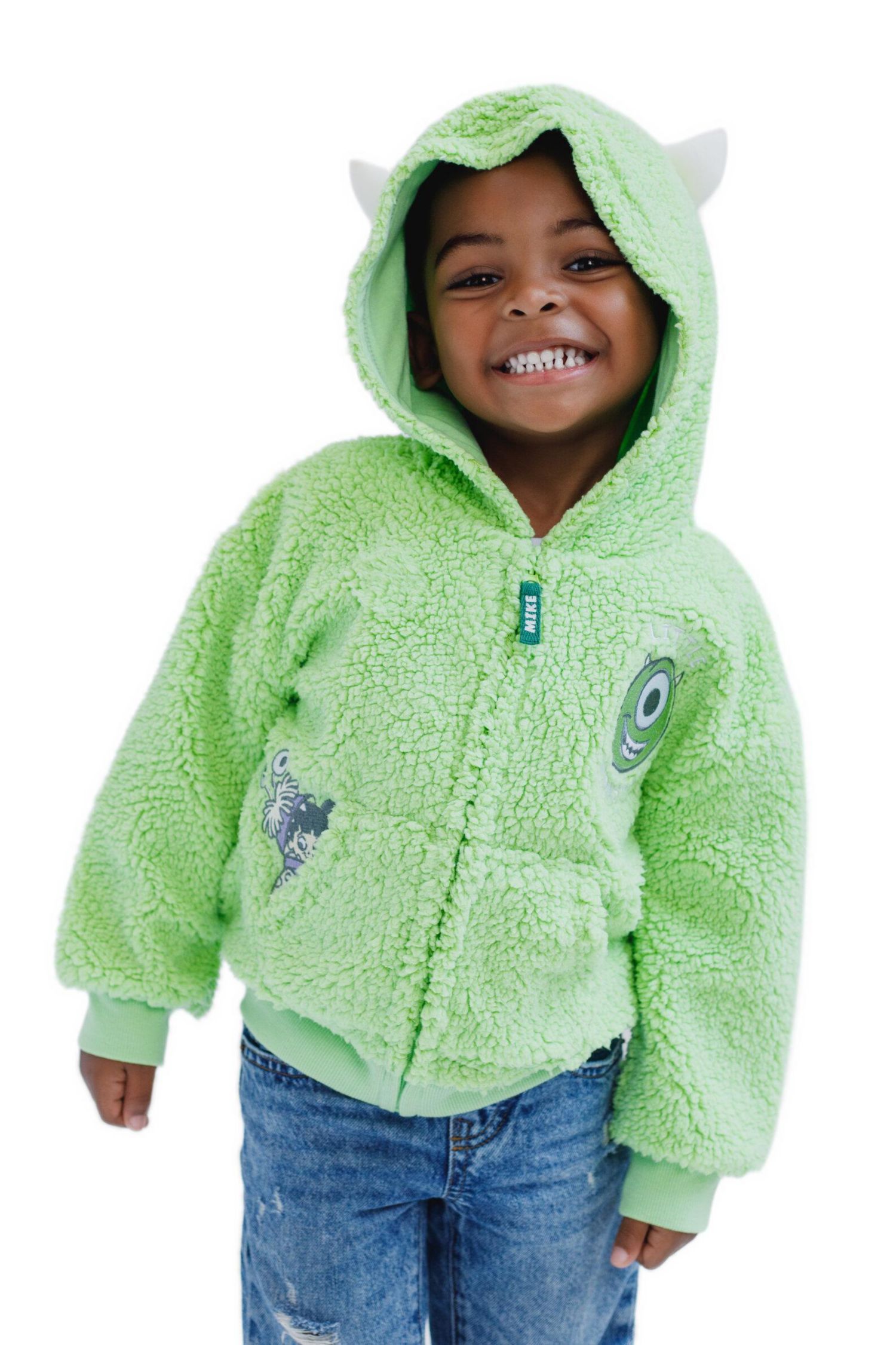 Toddler Boys Cosplay Fleece Zip-Up Hoodie