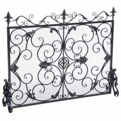 Darcie Wrought Iron Fireplace Screen