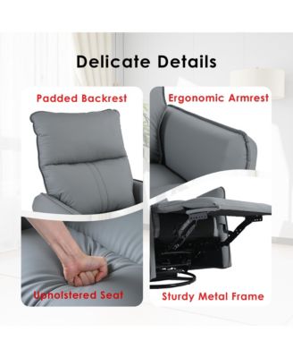 Streamdale Modern Rocking Recliner Swivel, Recline, Relax