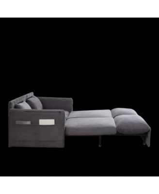 Streamdale 64.5" 3-in-1 Sleeper Sofa with Pullout Bed, Pillows, Pockets