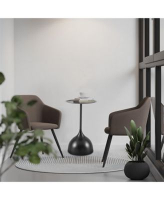 Streamdale Premium Nesting Side Tables with Protective Edges Set of 2, Easy Assembly