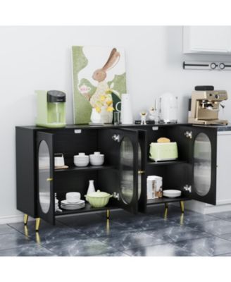 Streamdale Modern Acrylic Sideboard Console for Home & Office, Storage Cabinet