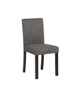 Streamdale 6-Piece Light Grey & Black Dining Set with Bench