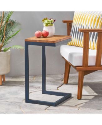 Streamdale Versatile Firwood & Iron Antique Accent Table (Choose Size)