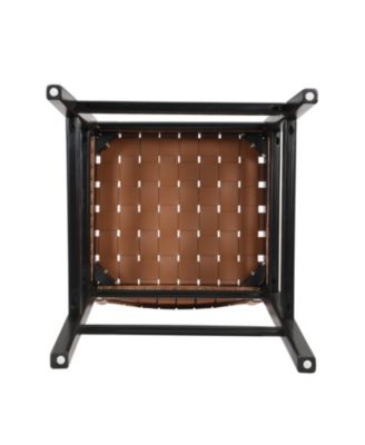 24" Classic PU Counter Stools (Set of 2), Rubberwood Frame