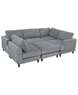 Streamdale Modular Sectional Sofa with Ottoman L Shaped Corner Sectional for Living Room, Office, Spacious Space