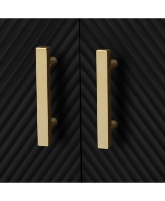 Streamdale Modern TV Stand for TVs up to 70", with Drawer, Cabinets, Metal Legs, Handles, and Safety Device