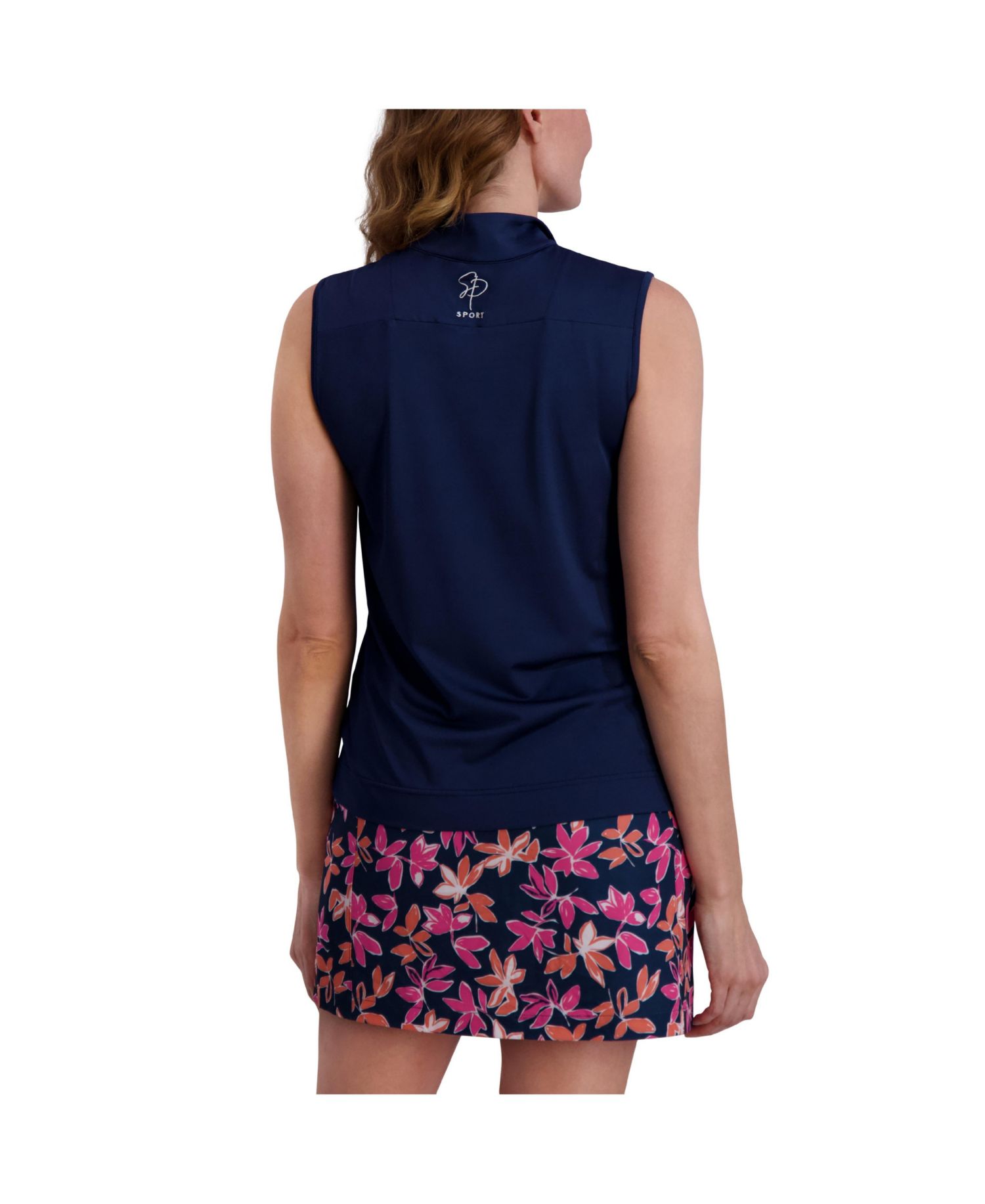 Women's SLEEVELESS RUCHED FRONT PULLOVER