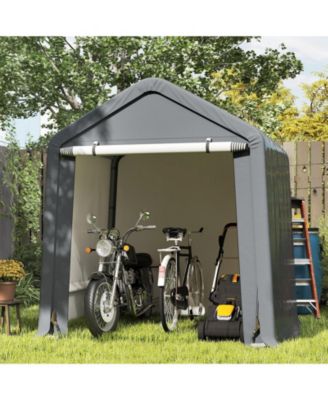 6 x 6.5/8 x 6.5 Feet Portable Motorcycle Outdoor Storage Shelter