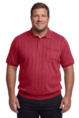 Big & Tall No Tuck Polo Shirt