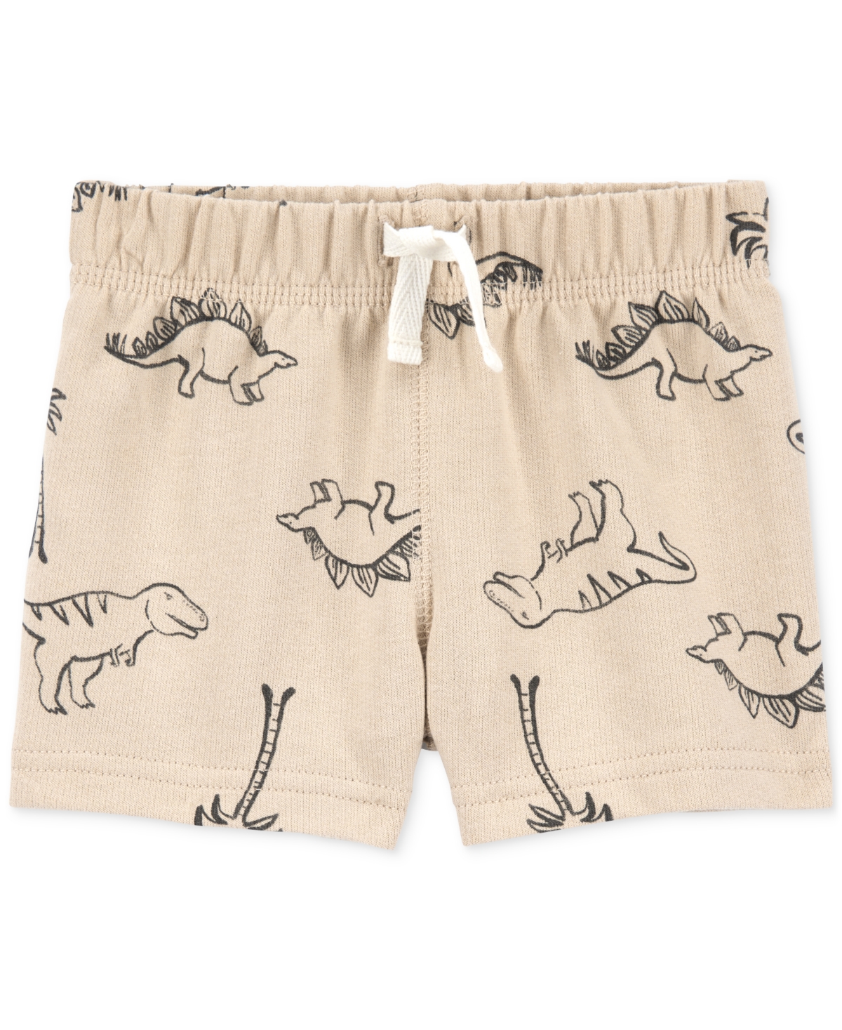 Carter's Baby Boys Cotton Dinosaur T-shirt, Shorts & Bodysuit, 3 Piece Set In Neutral