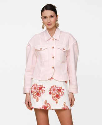 Avec Les Filles - Women's Curved-Hem Shacket
