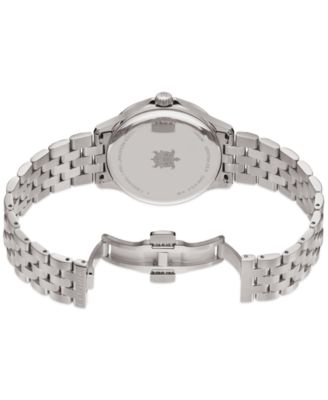 Men's Swiss DS-8 Silver-Tone Titanium Bracelet Watch 40mm