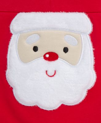 Baby Boys Cotton Santa Bodysuit & Pants, 2 Piece Set 